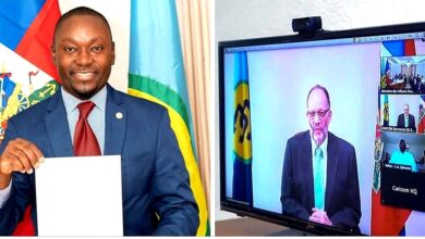 Photo of New Haitian Ambassador to CARICOM accredited