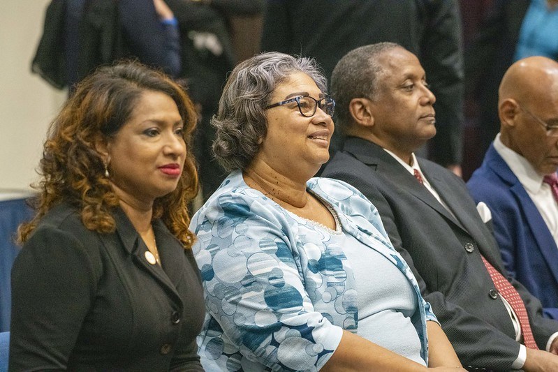 CARPHA Executive Director, Dr. Joy St. John (2nd from left) lead a team to the 31st CARICOM Intersessional Meeting