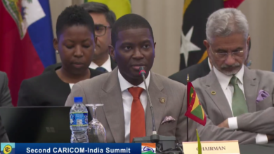 Photo of Remarks by Chairman of CARICOM, Hon. Dickon Mitchell, Prime Minister of Grenada | Second CARICOM-India Summit | Georgetown, Guyana | 20 November 2024