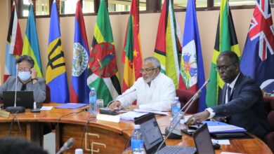 Photo of Opening Remarks by Chair  of the 49th Meeting of the  Community Council of Ministers Hon. Eamon Courtenay, Minister of Foreign Affairs, Foreign Trade and Immigration, Belize