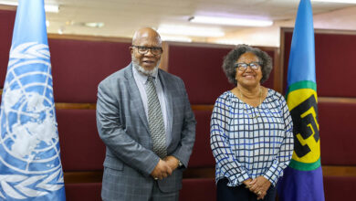 Photo of CARICOM SG welcomes UNGA’s President to Georgetown headquarters