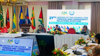 Photo of Remarks by the Incoming Chair of the Council for Foreign and Community Relations (COFCOR), the Hon. Vince Henderson, Minister of Foreign Affairs, International Business, Trade and Energy of the Commonwealth of Dominica at the Opening Ceremony of the Twenty-Seventh Meeting of COFCOR, 23 May 2024, Roseau, Dominica