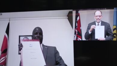 Photo of Statement by new Ambassador of Kenya to CARICOM
