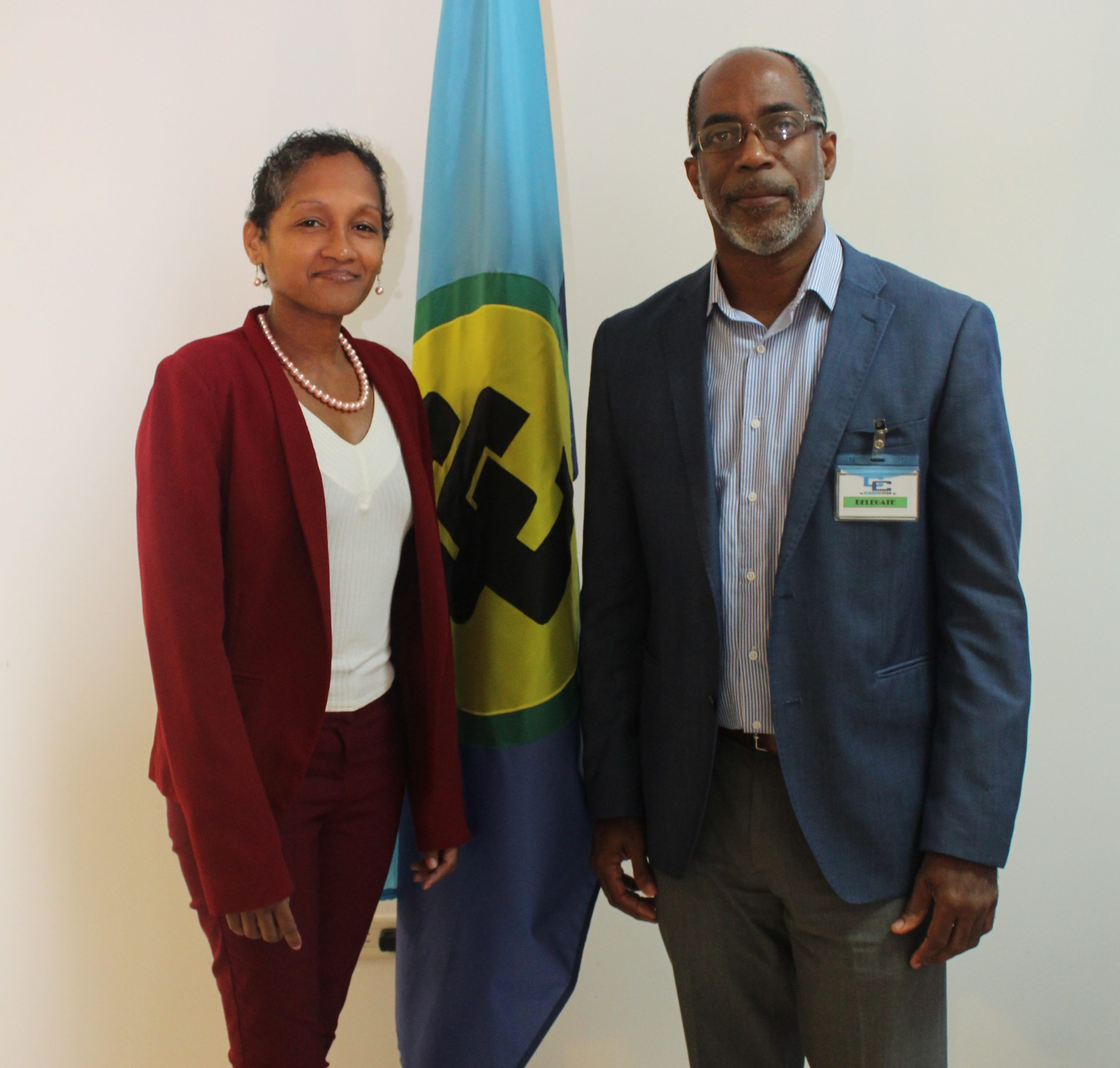 Dr. Gail Gajadhar (l) and Mr. Roger McLean