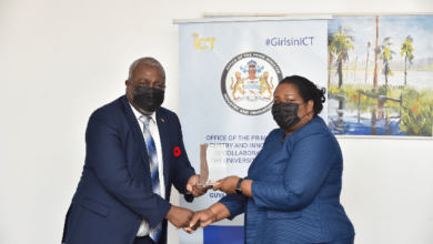 Photo of CARICOM Secretariat ICT expert among women lauded by Guyana Prime Minister