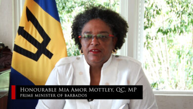 Photo of Remarks by the Hon. Mia Amor Mottley, Prime Minister of Barbados, as outgoing Chair of  CARICOM, during the 20th Special Meeting of CARICOM Heads of Government, July 3, 2020