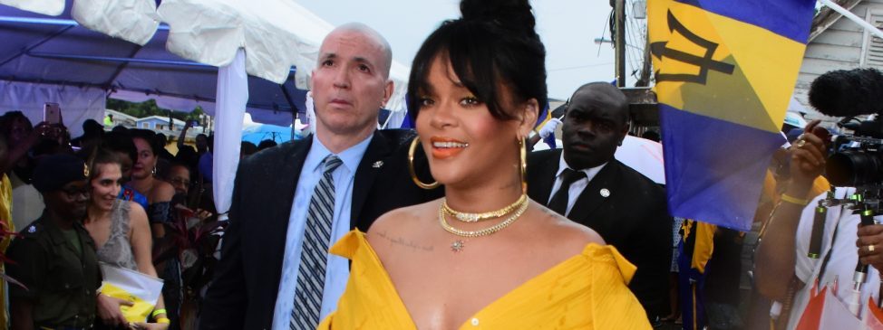 Rihanna, Ambassador Extraordinaire and Plenipotentiary (Photo via BGIS)