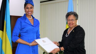 Photo of Remarks by CARICOM Secretary-General Dr Carla Barnett on the occasion of the presentation of Credentials by H.E. Leslia Miller-Brice as Ambassador of The Bahamas to the Caribbean Community, 16 May 2022