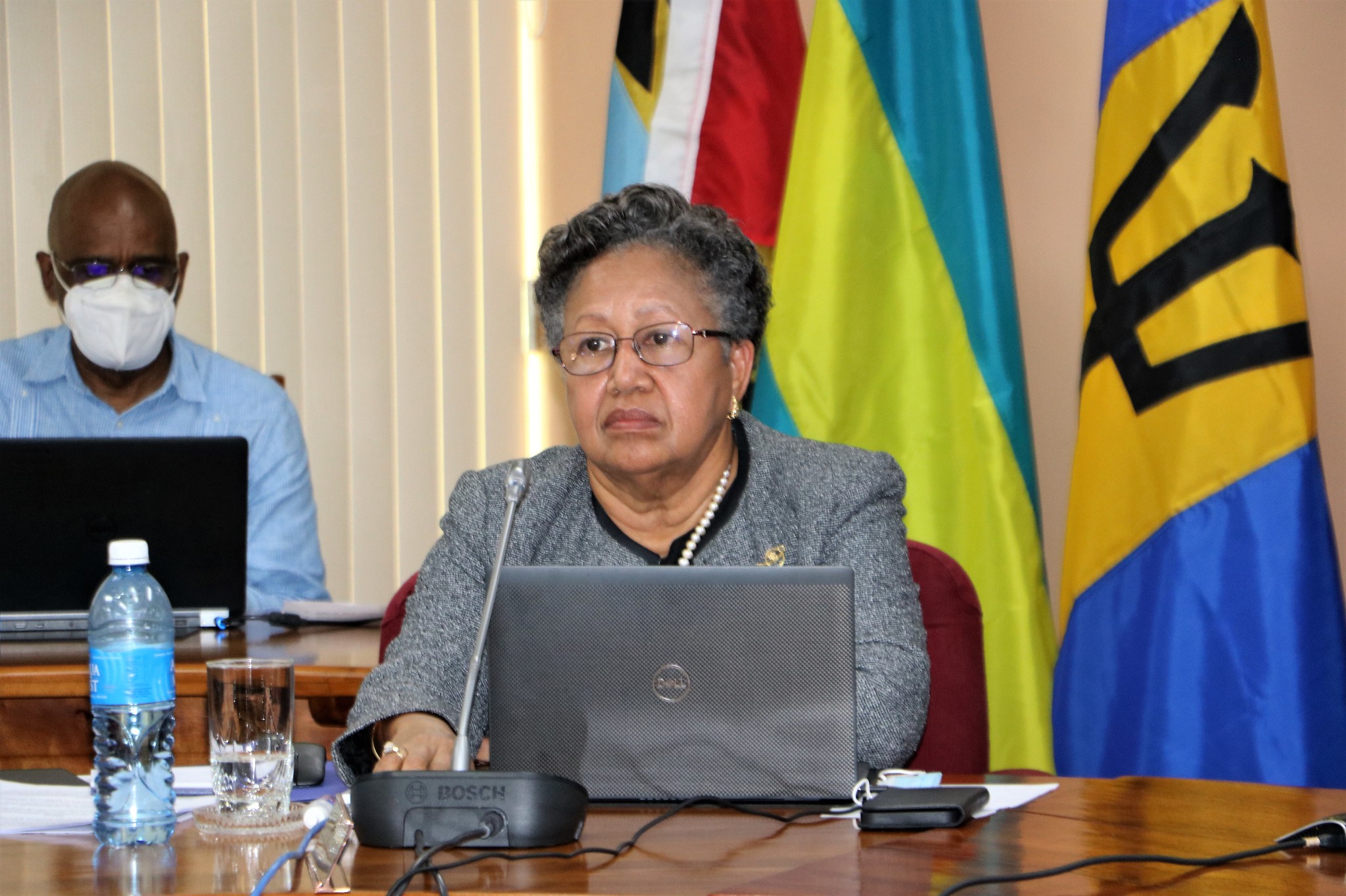 CARICOM Secretary-General Dr. Carla Barnett at the 49th Meeting of Community Council on Friday