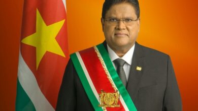 Photo of End of Year Statement by the  Outgoing Chairman of the Caribbean Community  (CARICOM) His Excellency  Chandrikapersad Santokhi, President of the Republic of Suriname
