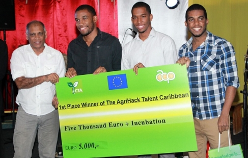 Photo of Young Jamaican team wins AgriHack Talent Caribbean contest at 13th Caribbean Week of Agriculture