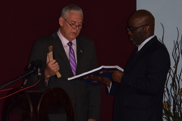 Photo of Allen Chastanet sworn in as new Saint Lucia Prime Minister
