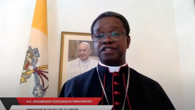 Photo of Statement by H.E. Archbishop Fortunatus Nwachukwu at his Accreditation as Ambassador of the Holy See to CARICOM