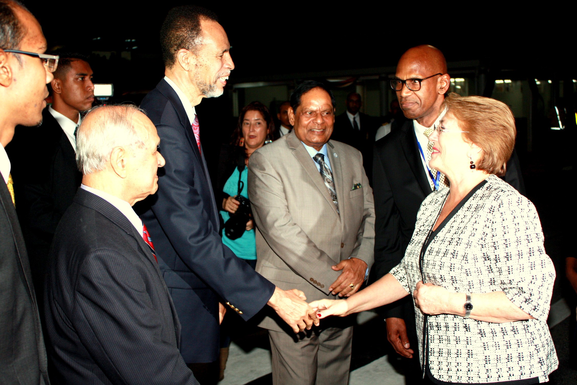 Photo of Chile’s President arrives in Guyana for meetings with CARICOM Heads