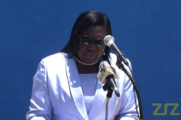 Photo of Address by Astona Browne at Opening of FBI Active Shooter and Intelligence Gathering Course