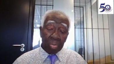 Photo of Mr. Percival Bramble, only living signatory to the Treaty of Chaguaramas