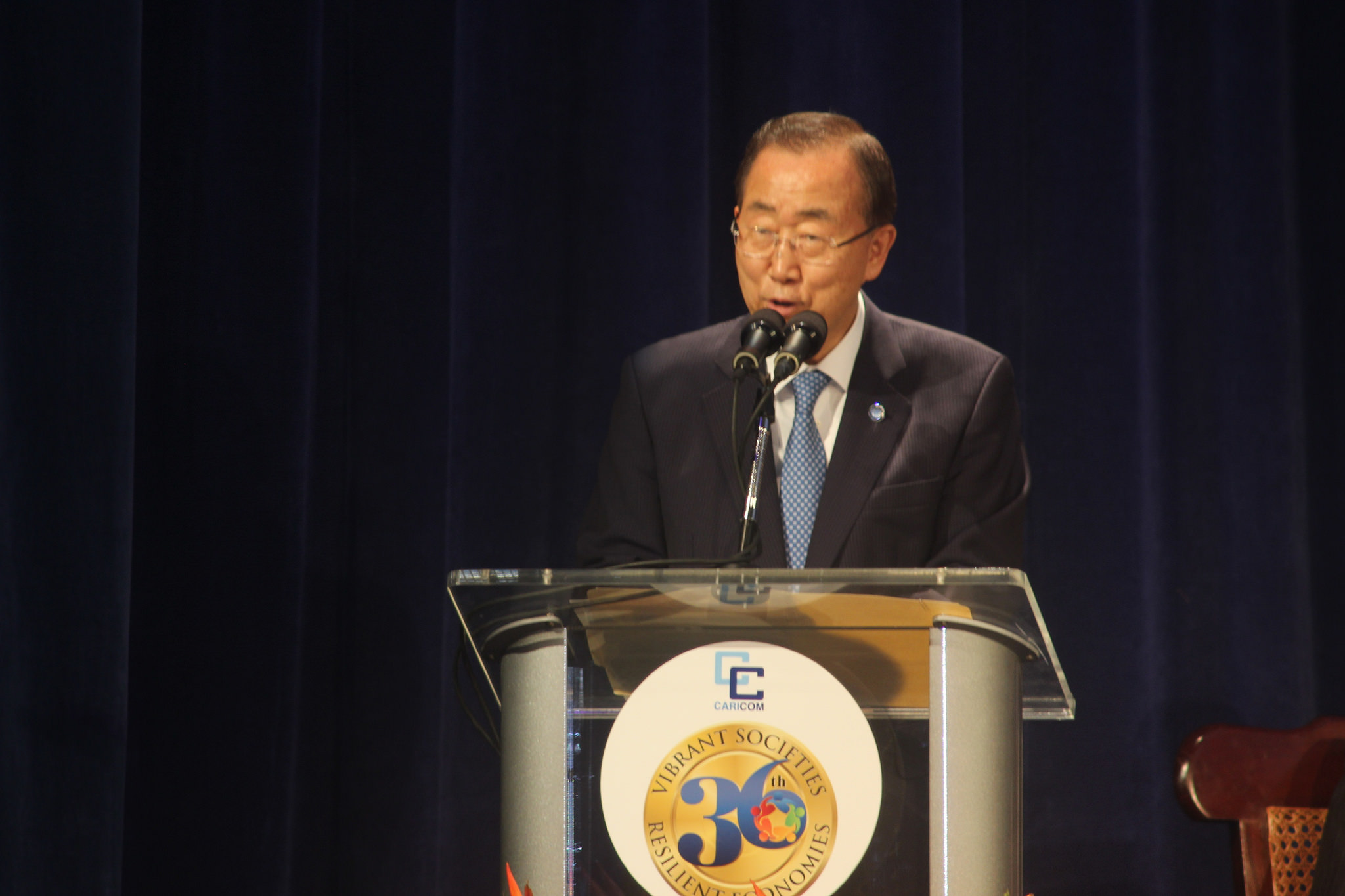 Photo of UN Secretary-General’s remarks at interactive session with youth of Caribbean region