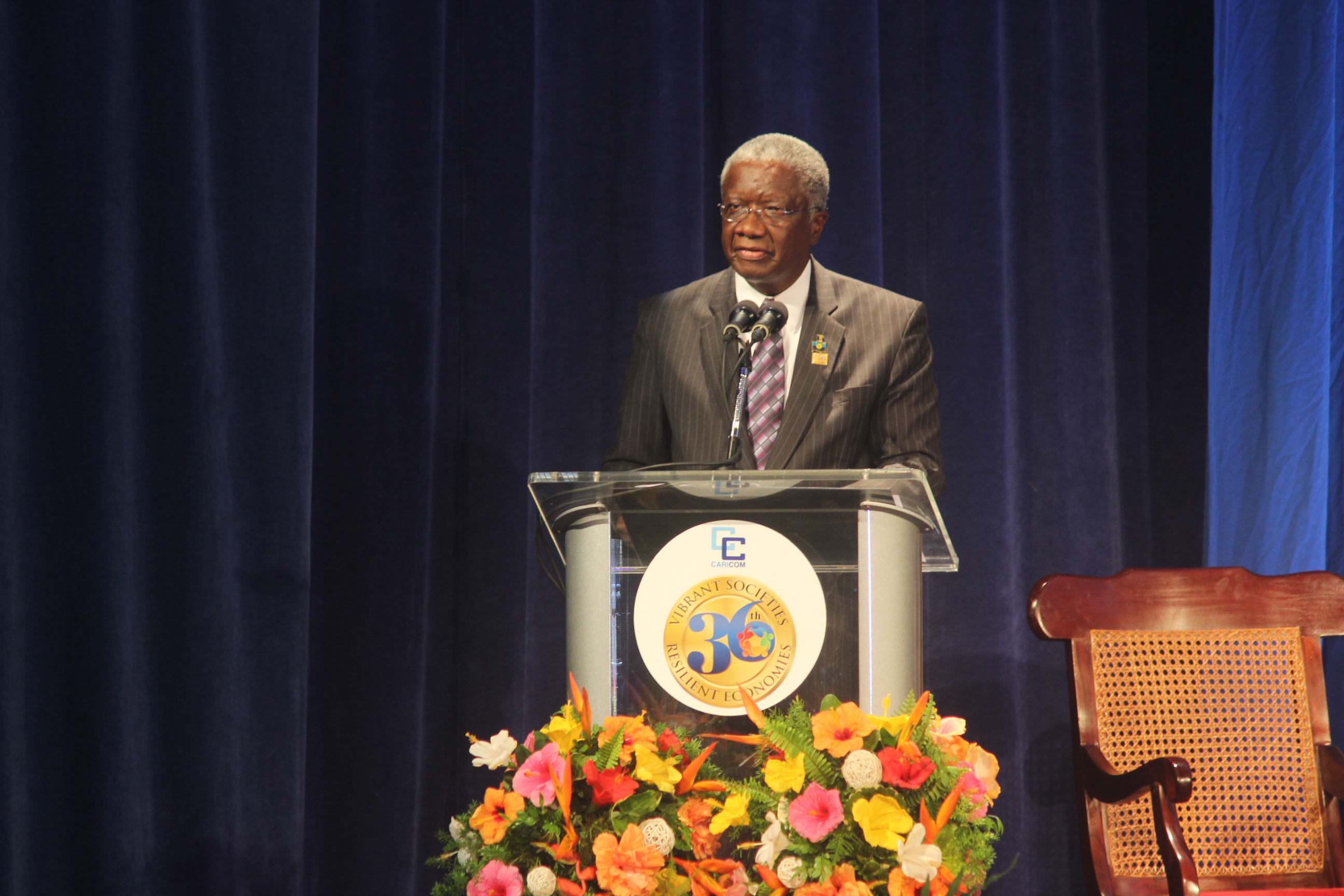Photo of Address by the Rt. Hon. Freundel Stuart, Prime Minister of Barbados, on the occasion of the Thirty-Sixth Regular Meeting of the Heads of Government of the Caribbean Community July 2 -3, 2015 Barbados Hilton Hotel