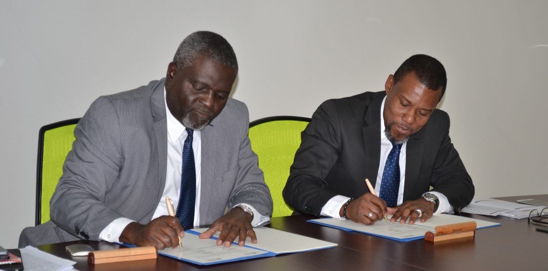 Photo of CDEMA and CARICAD Formalise Partnership for Regional Sustainable Development