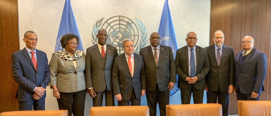Photo of Visit of Delegation of CARICOM Member States to the UN Secretary-General