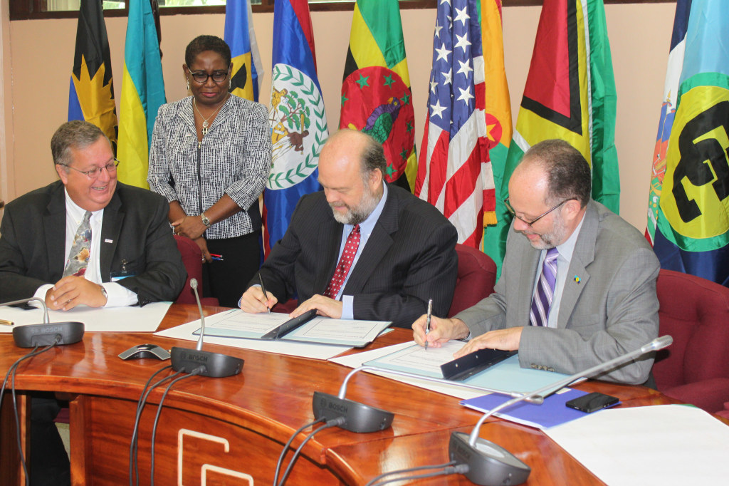 Photo of CARICOM and USAID sign US165 million agreement