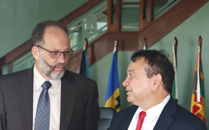 Photo of CARICOM Secretariat and TnT Ministers hold talks