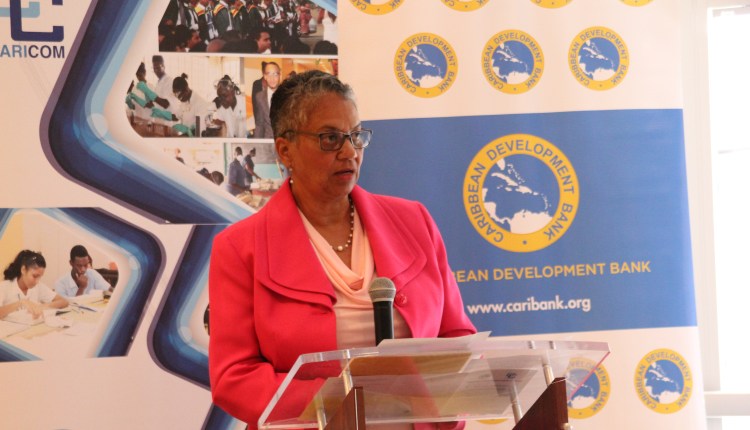 Vice- President Operations Caribbean Development Bank Monica La Bennett,