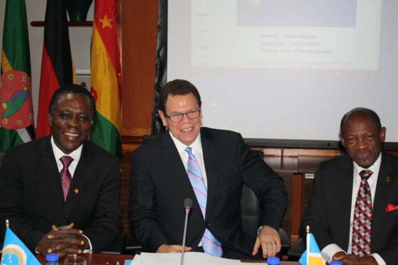 Photo of PM Douglas chairs Special Meeting of CDB in Barbados