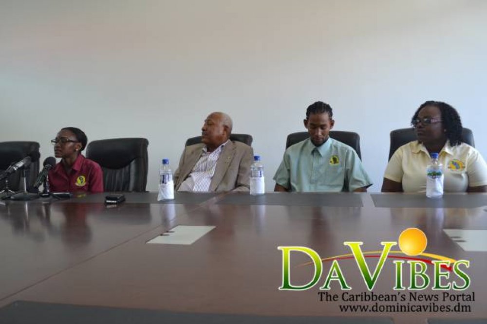 Photo of Dominica State College students welcome CSME