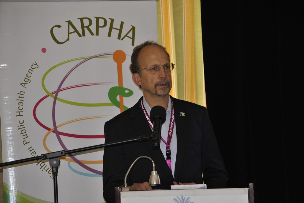 Photo of Message from Dr C. James Hospedales Executive Director Caribbean Public Health Agency (CARPHA)