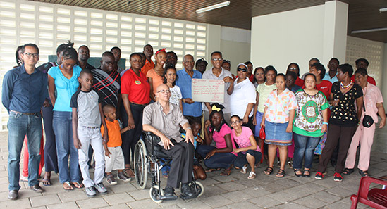 Photo of CARICOM Secretariat Staff Association gives back