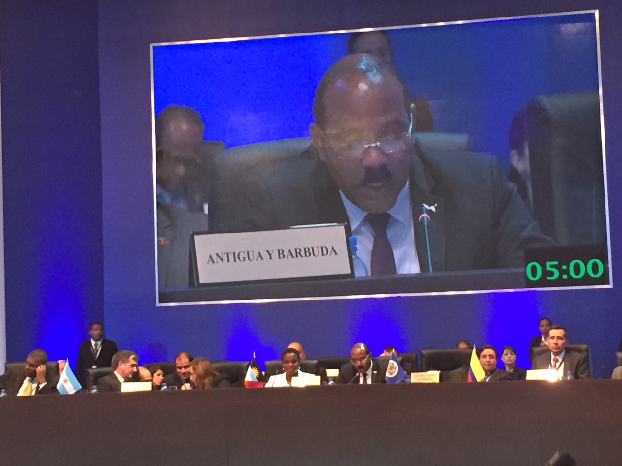 Photo of Statement by the Honourable Gaston Browne MP Prime Minister of Antigua and Barbuda at the 2015 Summit of the Americas in Panama on 11 April 2015