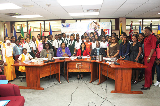 Photo of CARICOM Secretariat celebrates girls in ICT with interactive session, exhibit