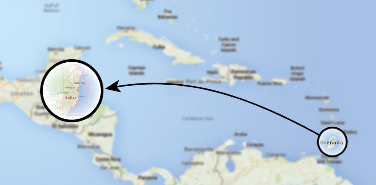 Photo of Tertiary students from Grenada to examine the CSME in Belize