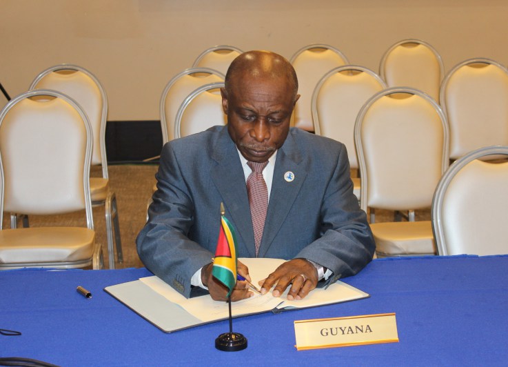 Photo of Guyana signs CXC and MASA Agreements
