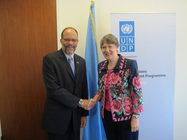 Photo of CARICOM and UNDP exchange views on sustainable development goals
