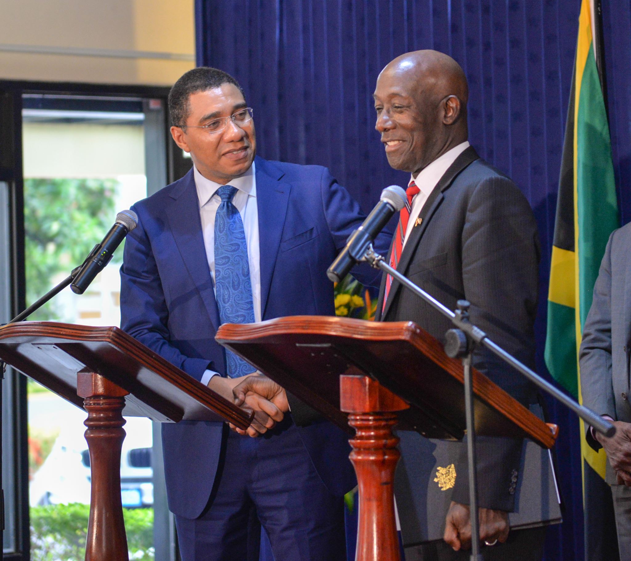 Photo of Jamaica and Trinidad and Tobago Prime Ministers continue talks – Bilateral Meeting Positive – PM Holness