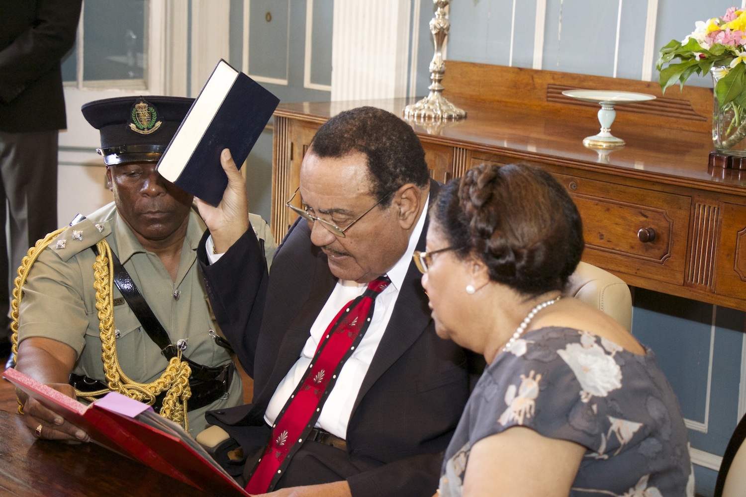Photo of PM Browne Makes Preparations to Confer the Honour of National Hero on Former Prime Minister the Honourable Lester Bryant Bird