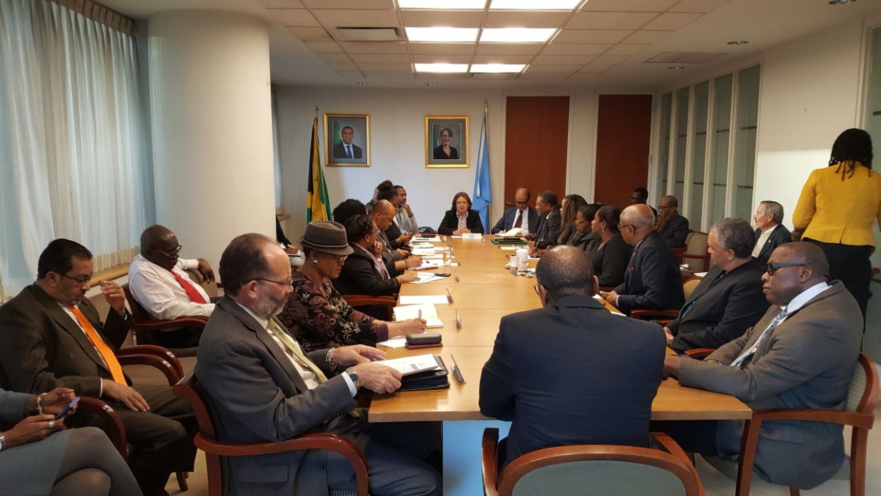 Photo of Region’s UN Representatives prepare for post-hurricanes Pledging Conference