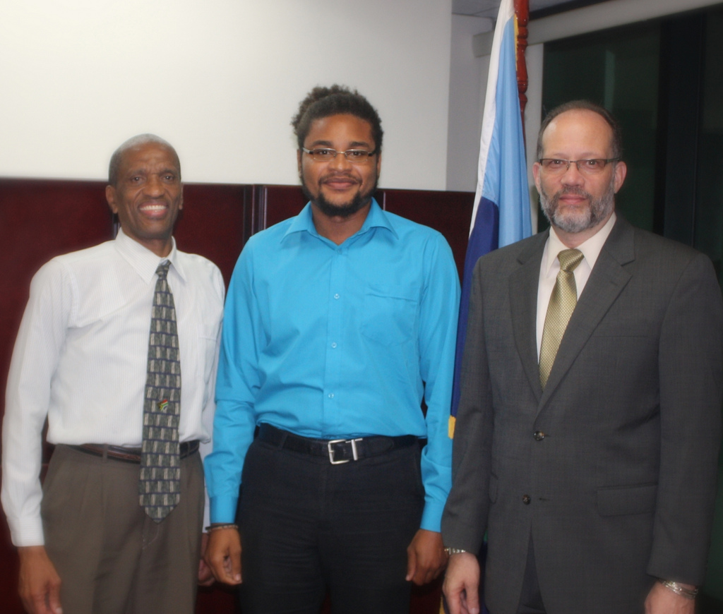 Photo of Incoming CYA Dean meets CARICOM SG