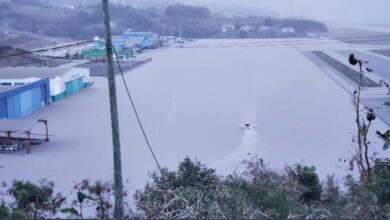 Photo of Sunday morning update #LaSoufriere volcano