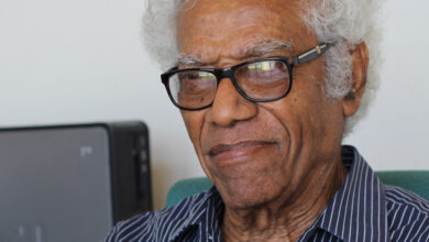 Photo of Tribute by CARICOM Secretary-General Dr Carla Barnett to the Hon George Lamming OCC