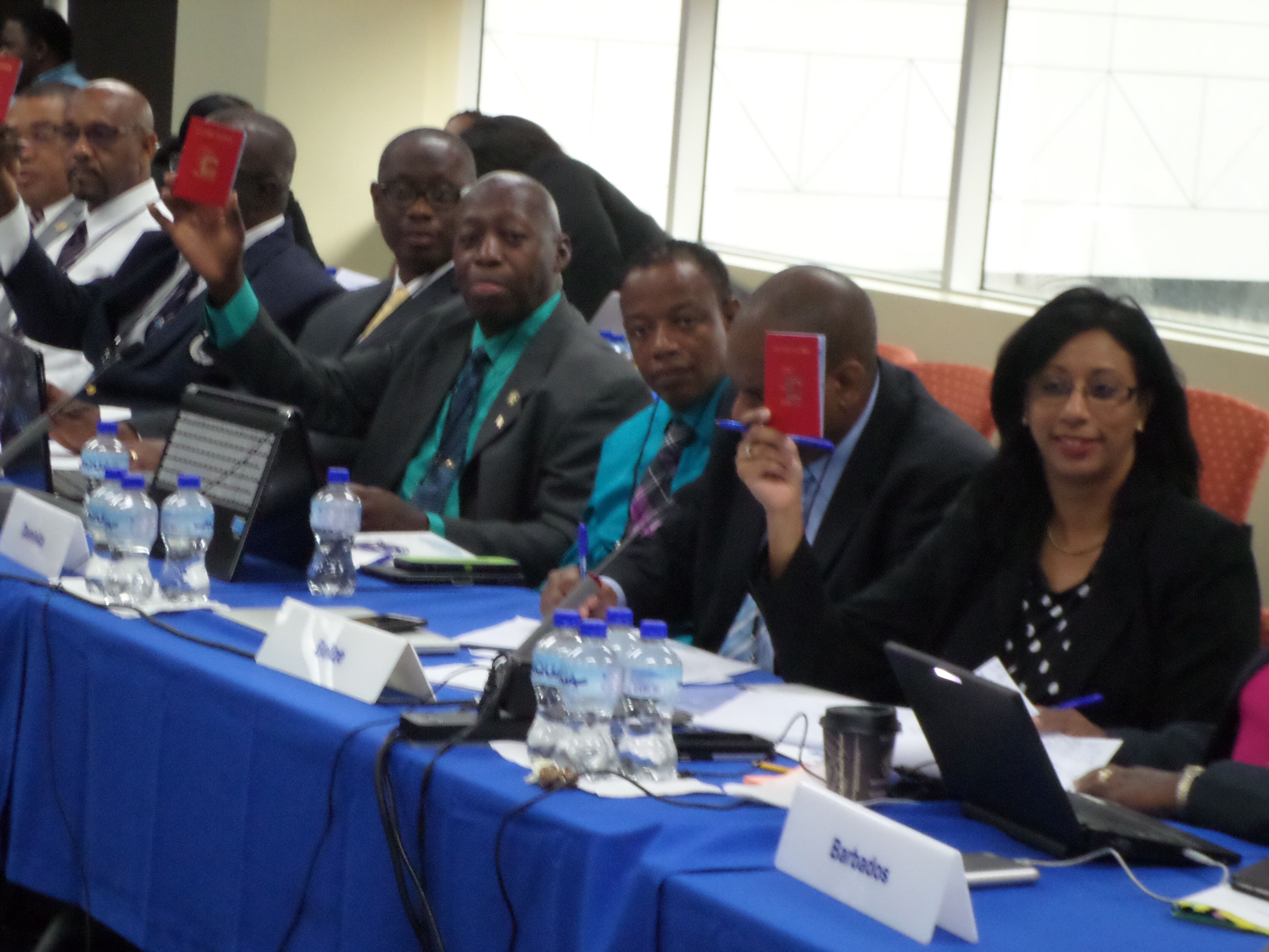 Photo of Machine readable CARICOM Laissez Passer for CARICOM staff