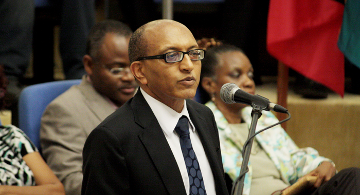 Photo of Remarks by Michael Hailu, Director, ACP/EU Technical Centre for Agricultural and Rural Cooperation (CTA)  Caribbean Week of Agriculture, 6-10 October, 2014, Paramaribo, Suriname at the Opening Ceremony  8 October, 2014