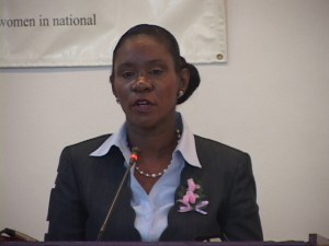 Photo of Statement by the Hon  MS. Jennifer Webster, Minister of Human Services and Social Security, Republic of Guyana, on behalf of the Caribbean Community (CARICOM) -Challenges and achievements in the implementation of the Millennium Development Goals for women and girls