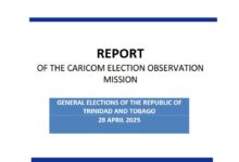 CARICOM Election Observation Mission Reports - TRINIDAD AND TOBAGO