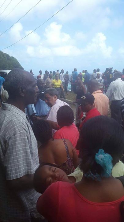 Photo of Vincentians in mourning as bus with school children plunges into the sea