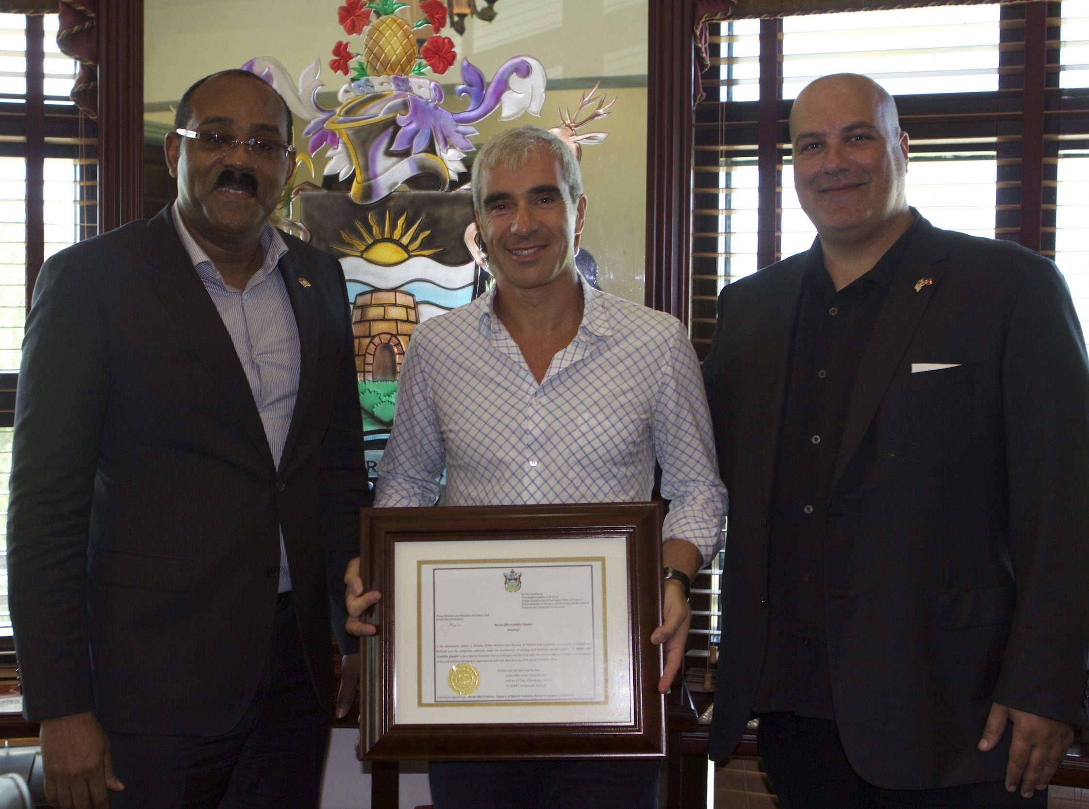 Photo of PM Browne appoints Financial Guru Martin Franklin as Special Economic Envoy