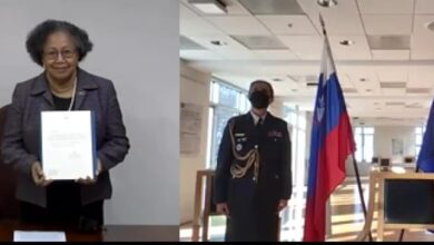 Photo of Remarks by Secretary-General Dr Carla Barnett at the Accreditation of Slovenia’s new Ambassador to CARICOM, 18 November