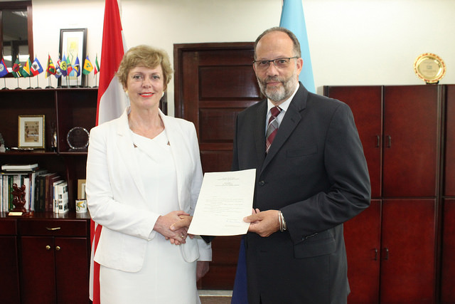 Photo of Strong focus on Disaster Prevention/Risk Reduction as CARICOM welcomes new Austrian Ambassador